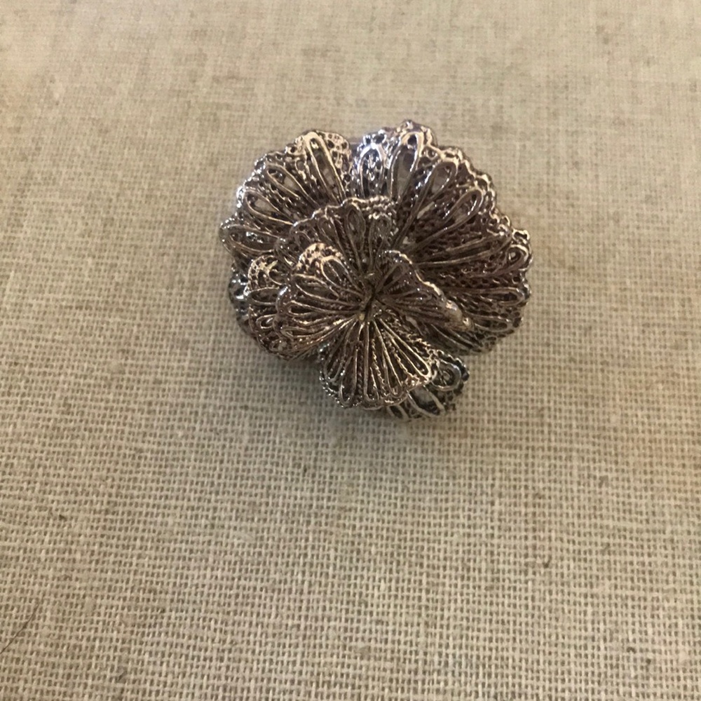 Stella & Dot Geneva Lace Flower Ring